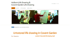 Desktop Screenshot of holbornlifedrawing.co.uk