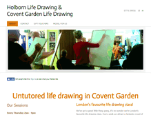 Tablet Screenshot of holbornlifedrawing.co.uk